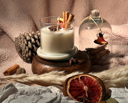 CINNAMON AND ANISE SOY CANDLE IN BELL JAR
